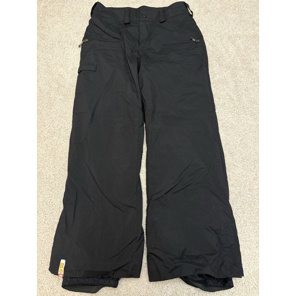 Women's Black Bonfire Snowboarding Company Snow Pants Skiing Particle Lined XS